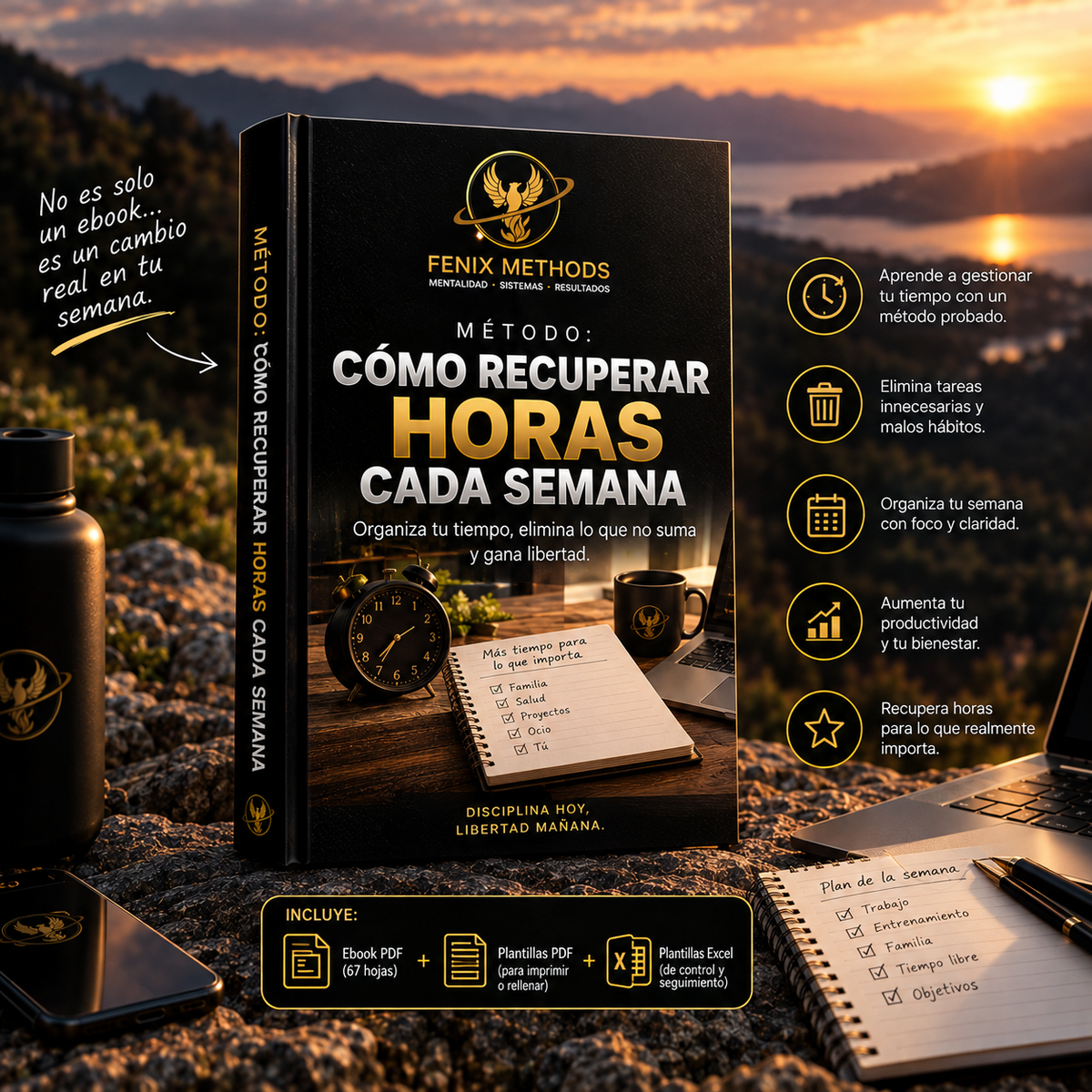 Portada del ebook Método: Cómo Recuperar Horas Cada Semana, de Fénix Methods
