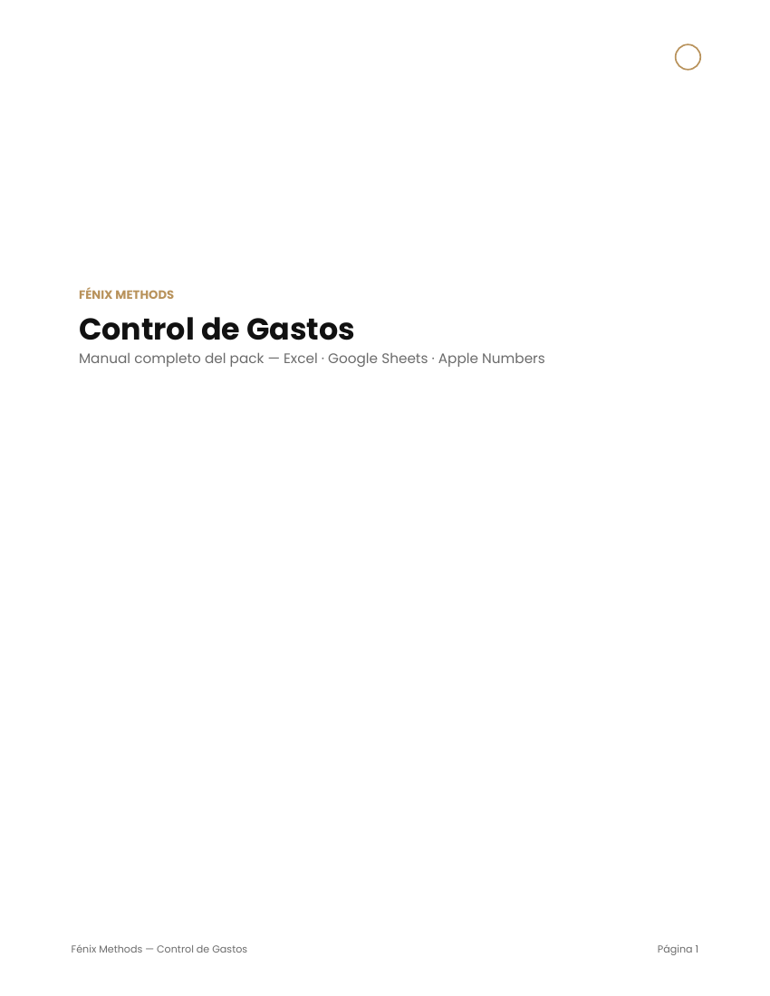 Control de Gastos