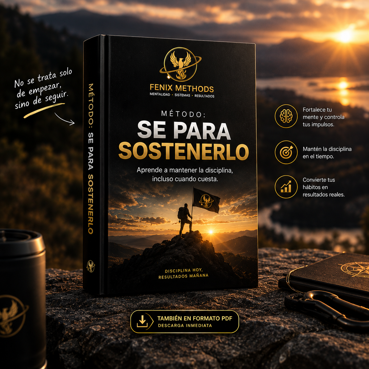 Portada del libro Sé para Sostenerlo, de Fénix Methods