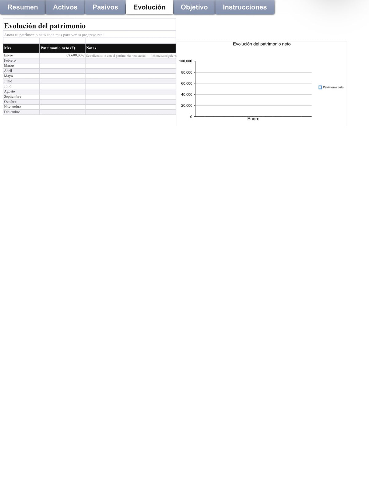 Calculadora de Patrimonio