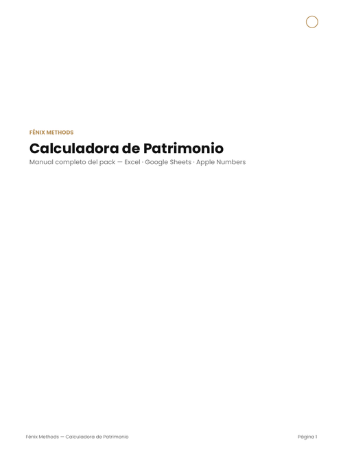 Calculadora de Patrimonio