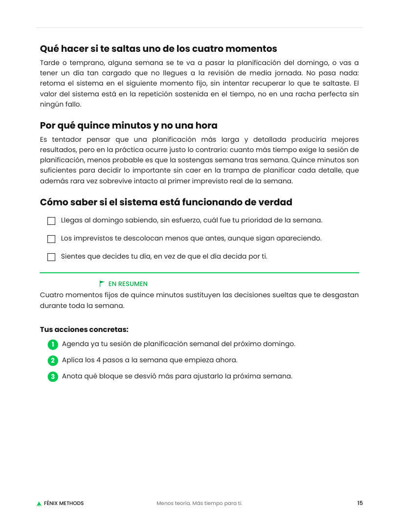 Método: Convierte tu Agenda en Tiempo Libre